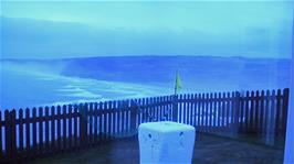Panoramic views from the dining room at Perranporth Youth Hostel